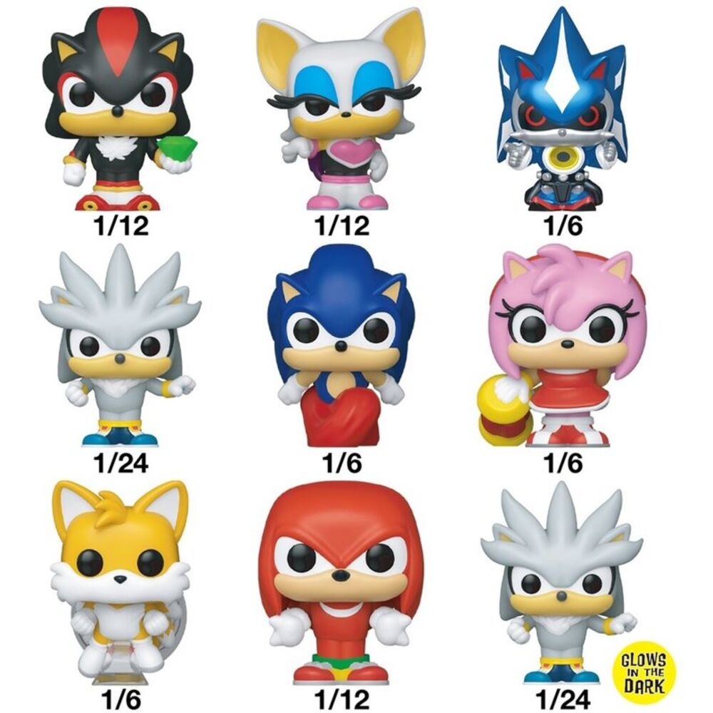 Funko Bitty POP! Singles: Sonic (One Random Bitty POP! Per Purchase)